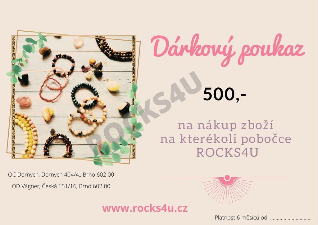 Gift Card – Online Use Only (200 / 500 / 1,000 CZK)