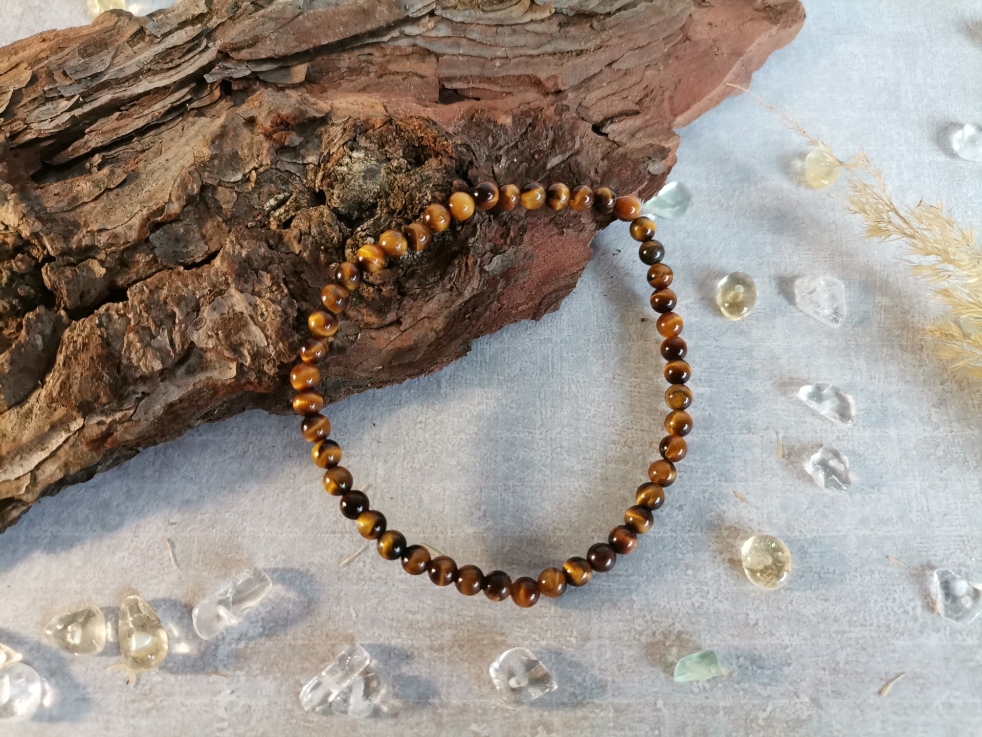 Tygří oko náramek Ø 4 mm