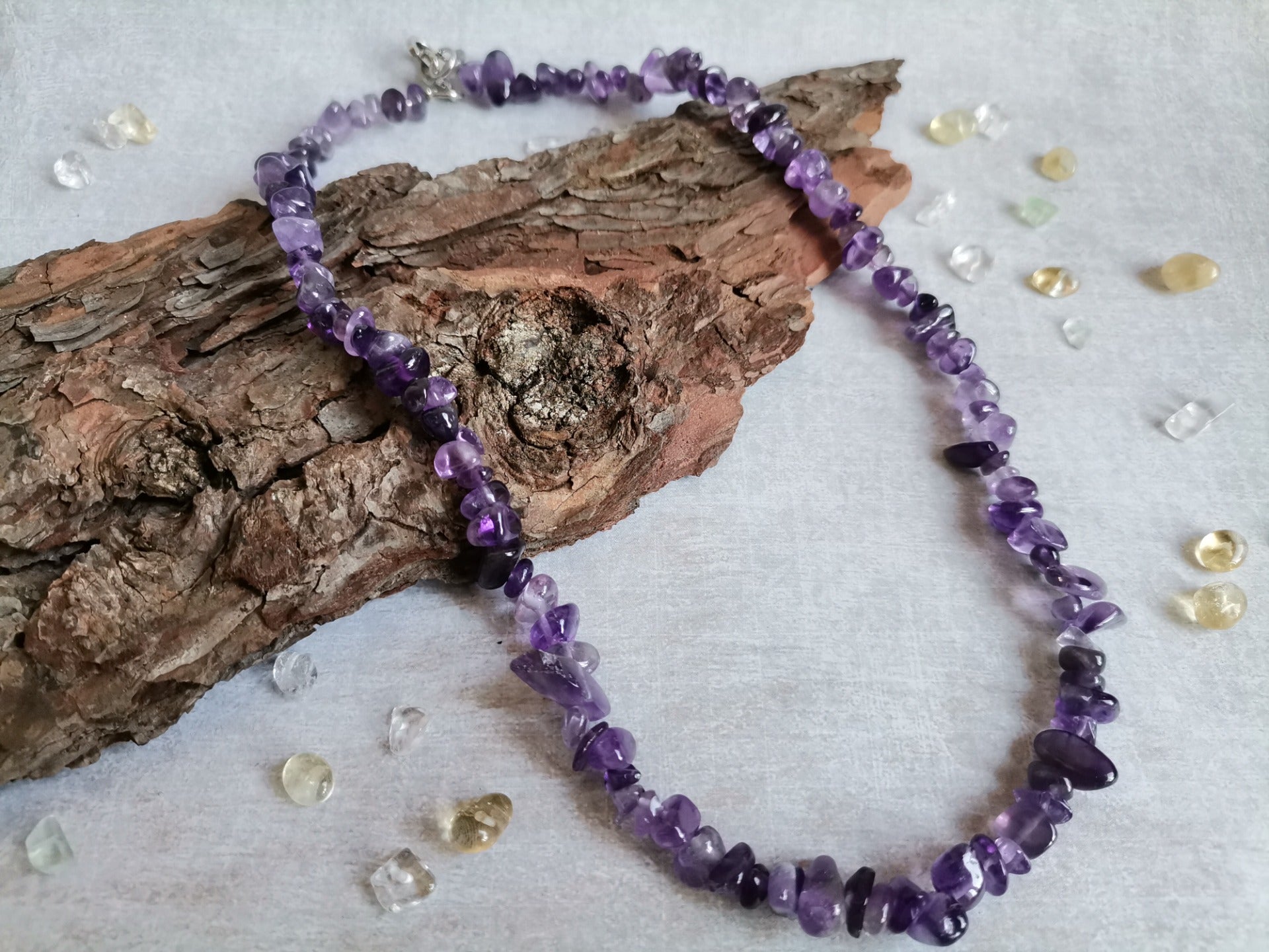 Ametyst sekaný Náhrdelník