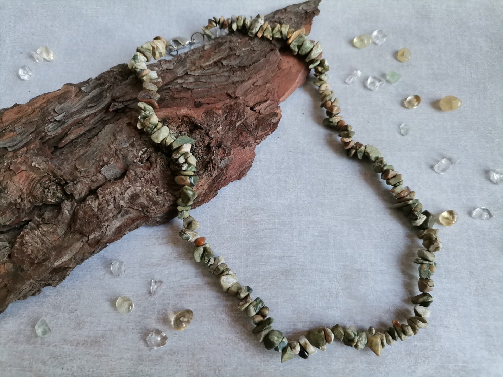 Ryolit sekaný Náhrdelník