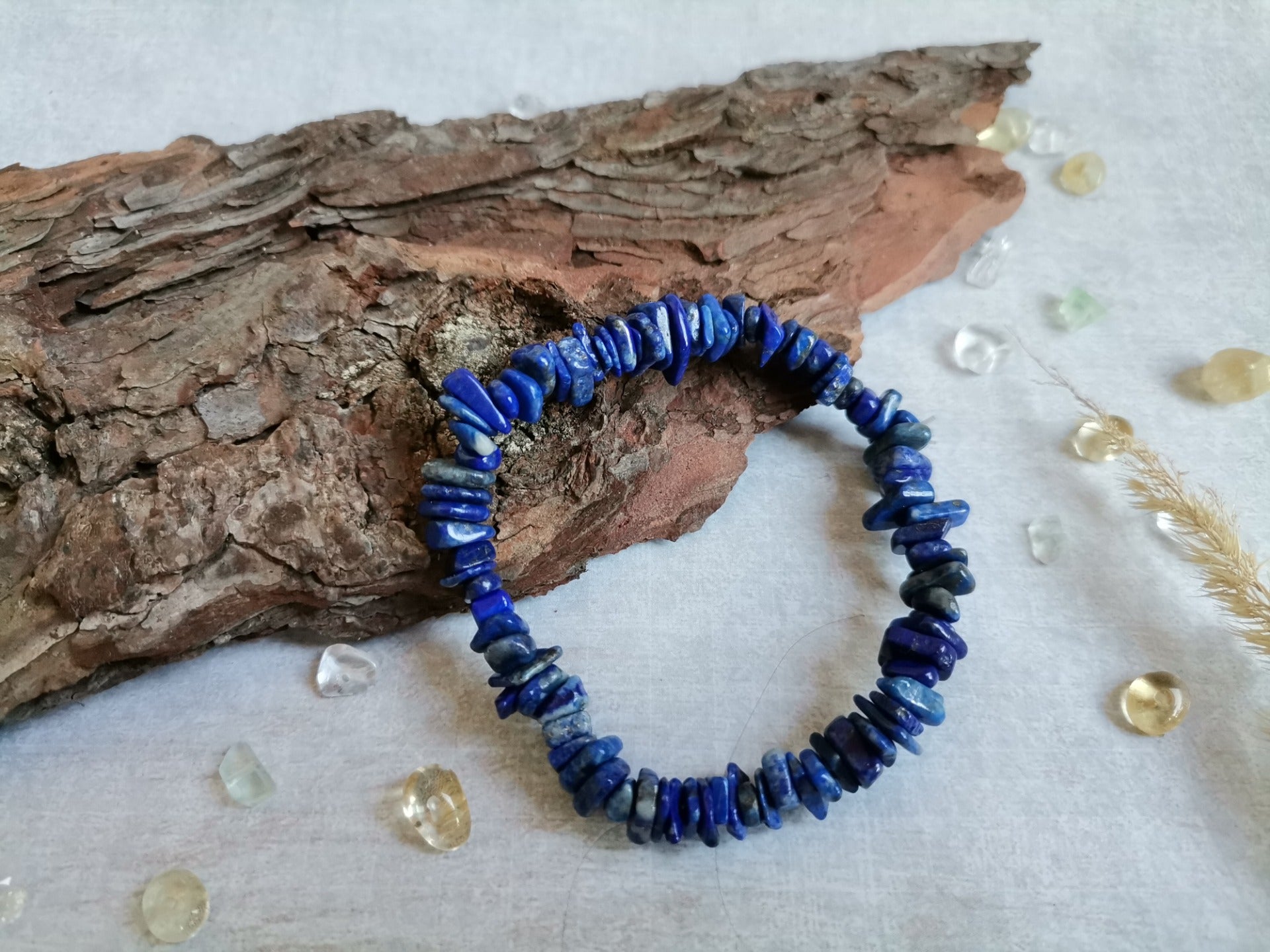 Lapis Lazuli Chip Bracelet
