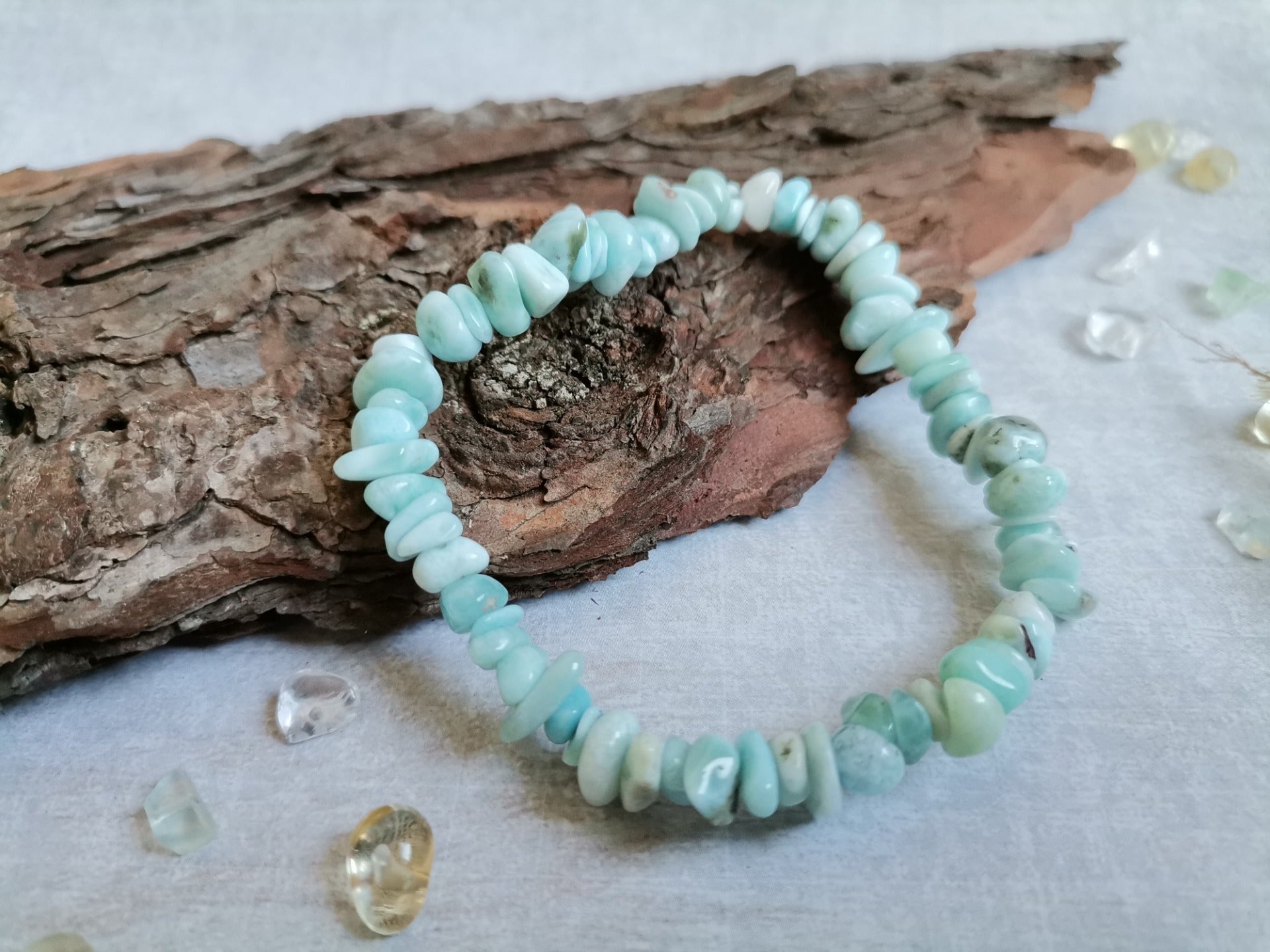 Larimar sekaný Náramek