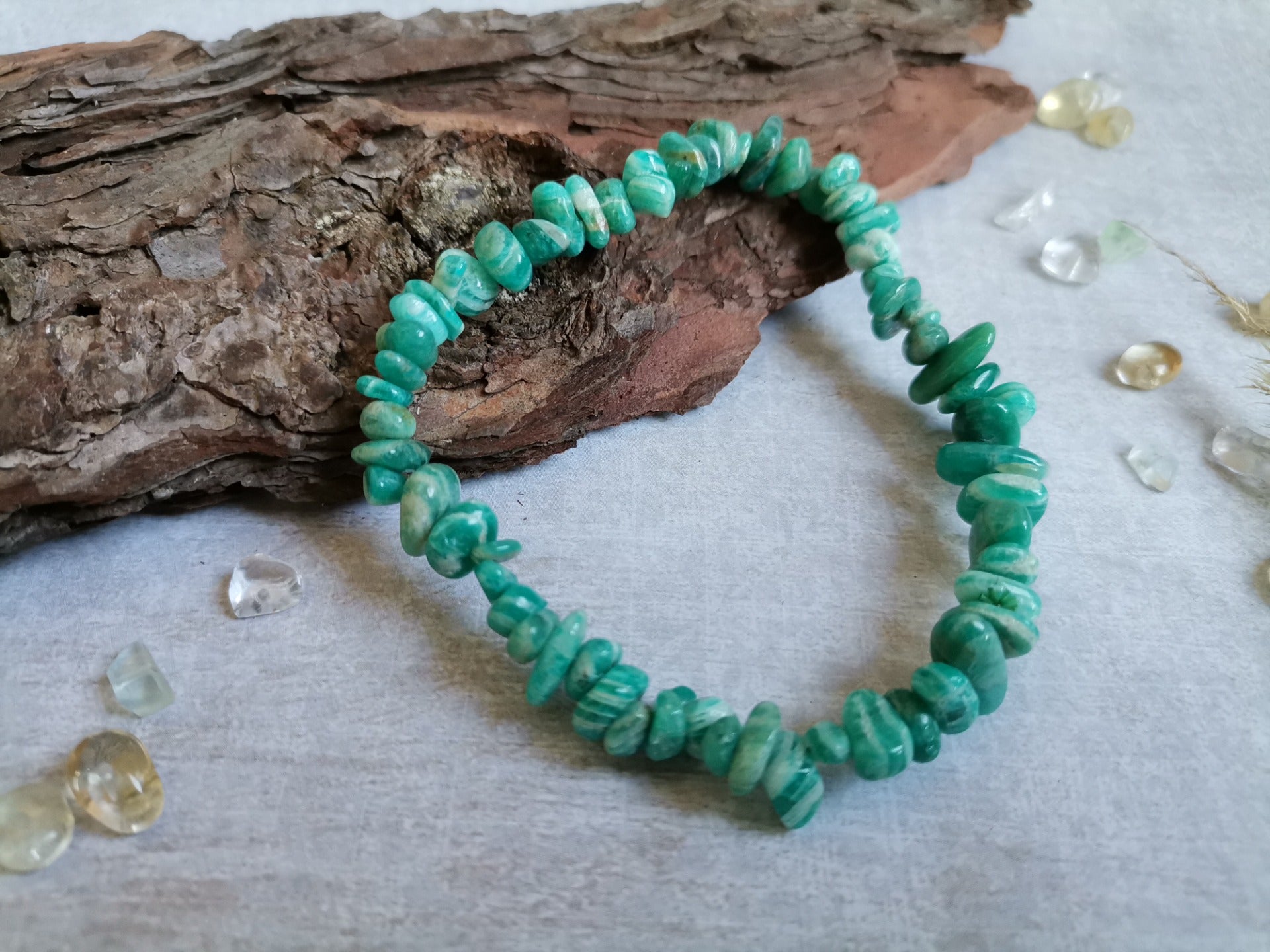 Amazonit sekaný Náramek