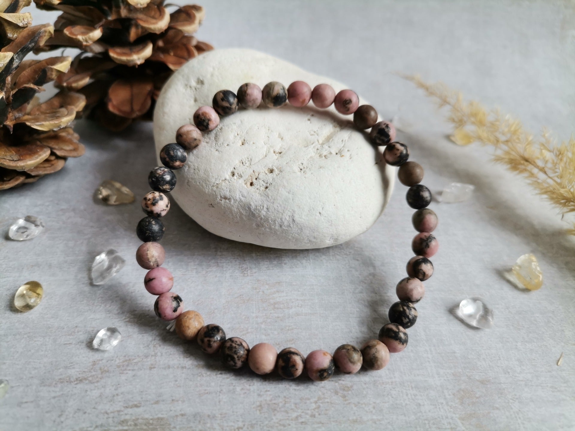 Pánský Náramek Ø 6 mm Rodonit