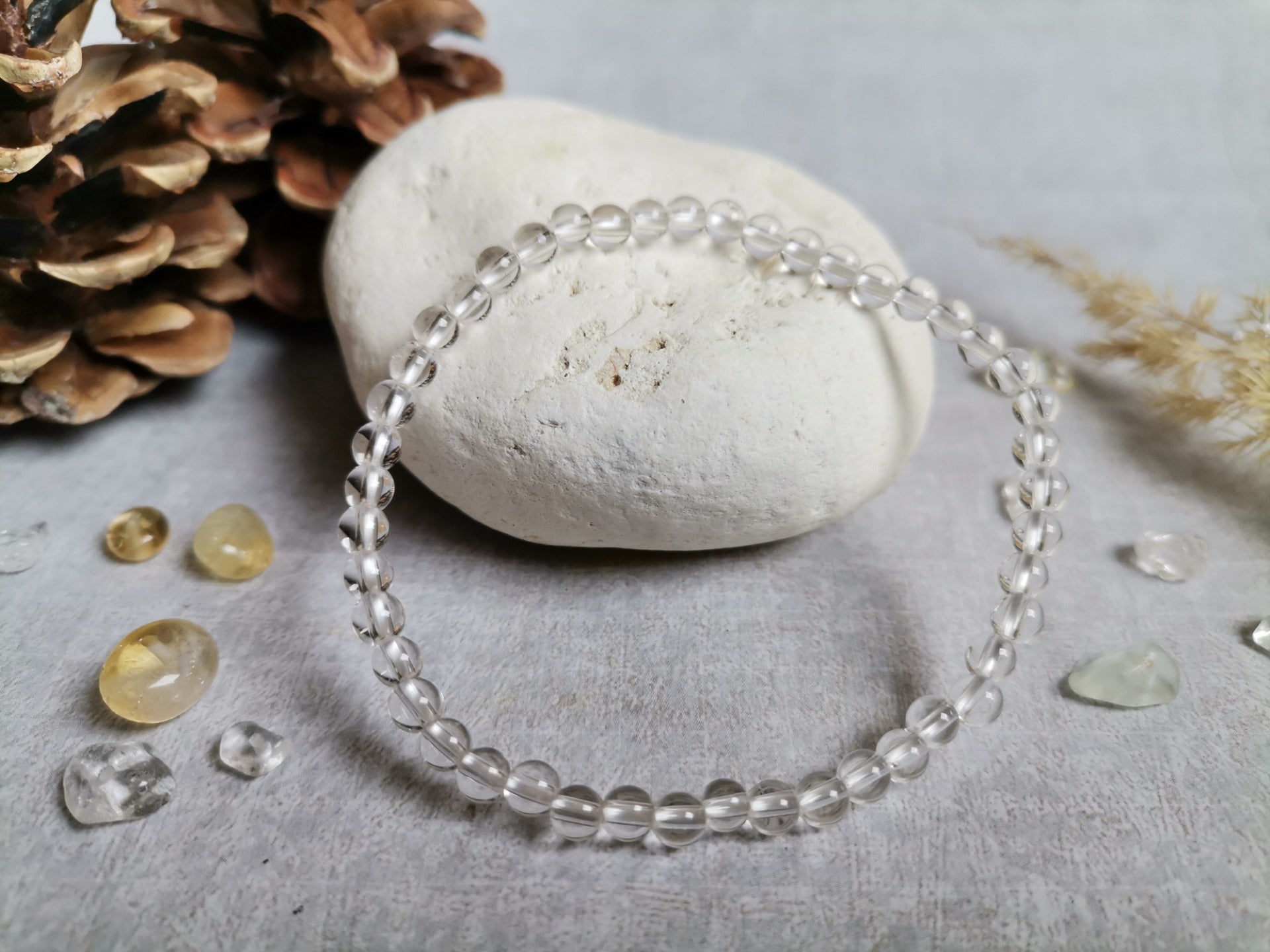 Náramek z křišťálu Ø 4 mm