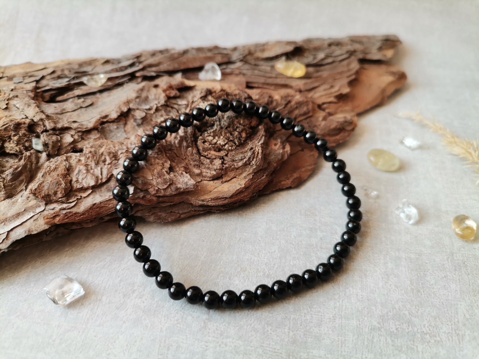 Náramek s turmalínem Ø 4 mm