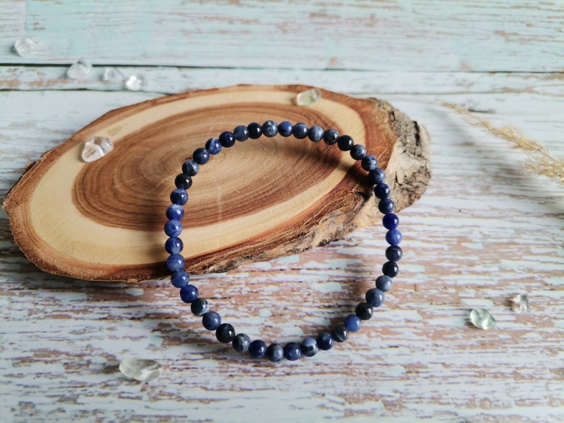 Sodalit Ø 4mm Náramek