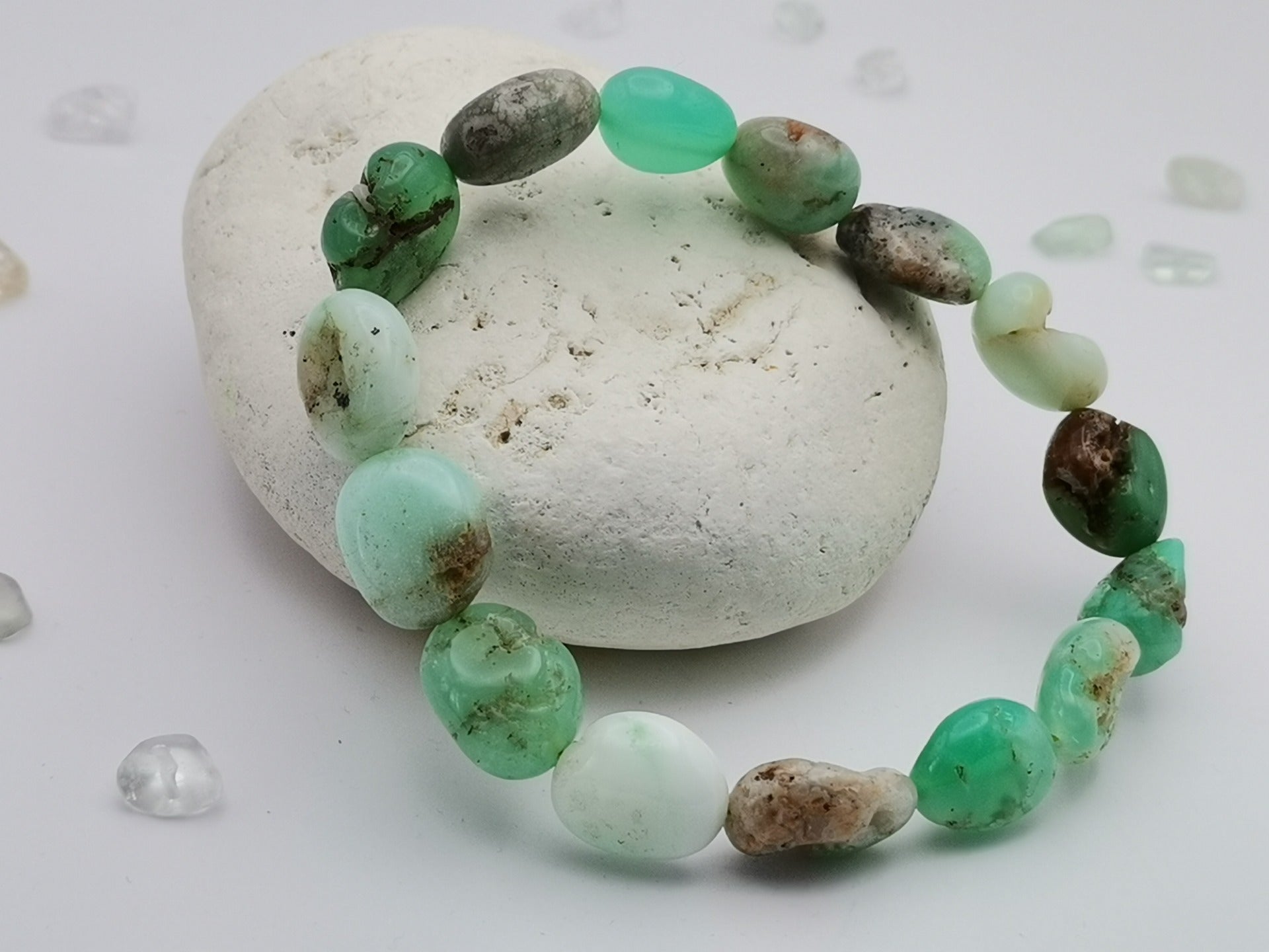 Chrysoprase Tumbled Bracelet