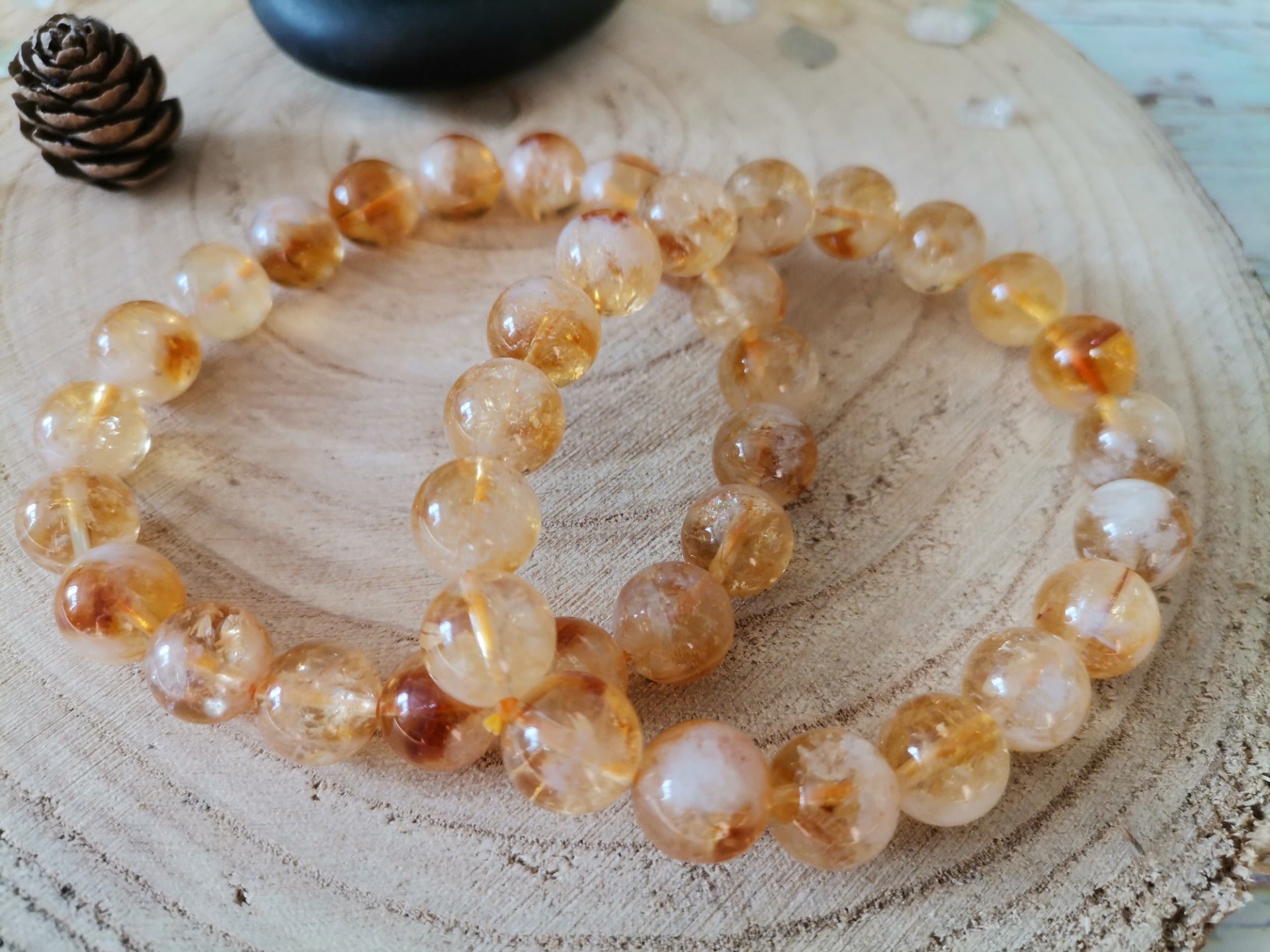 Madeira Citrine Bracelet Ø 10 mm