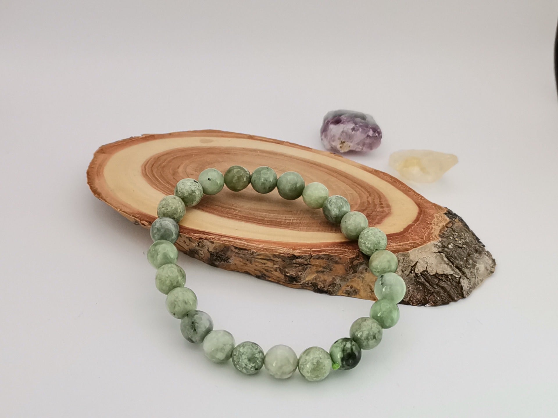 Nefritový náramek Ø 8 mm