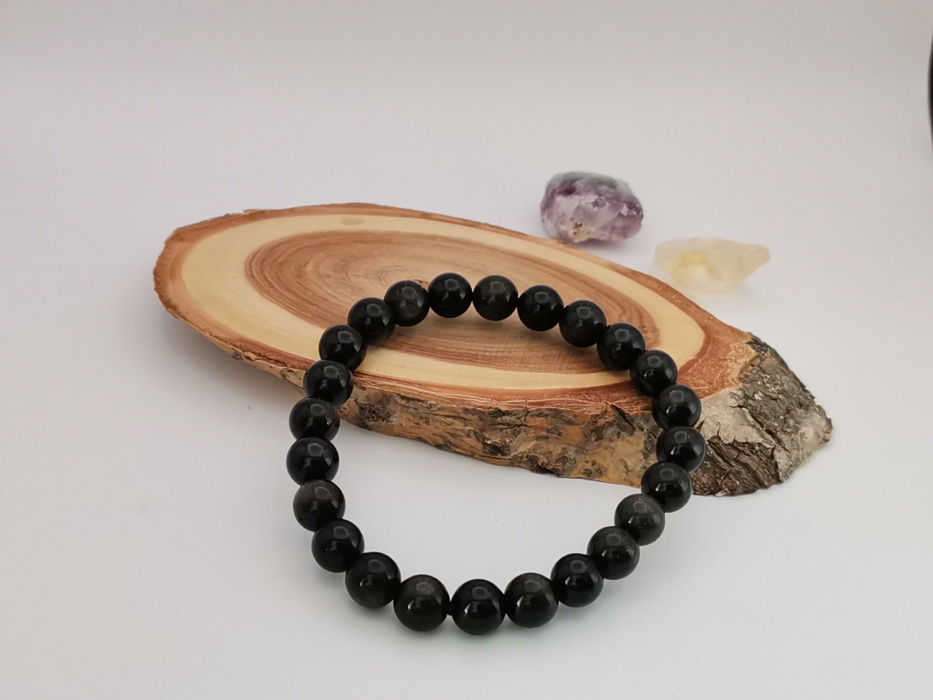 Zlatý obsidián náramek Ø 8 mm