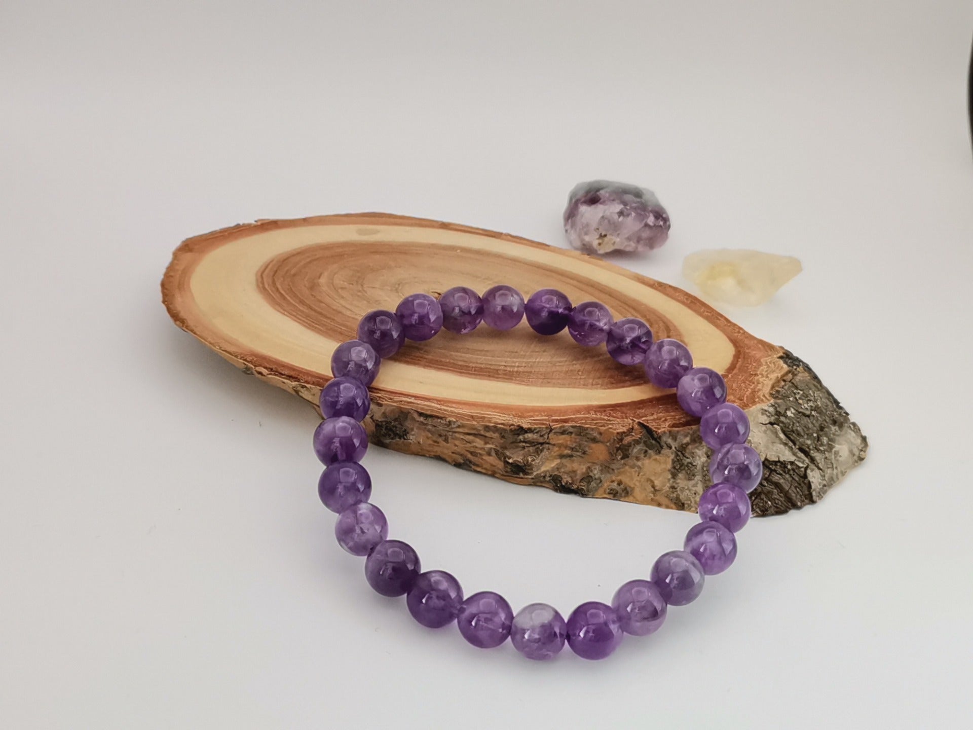 Amethyst Bracelet Ø 8 mm