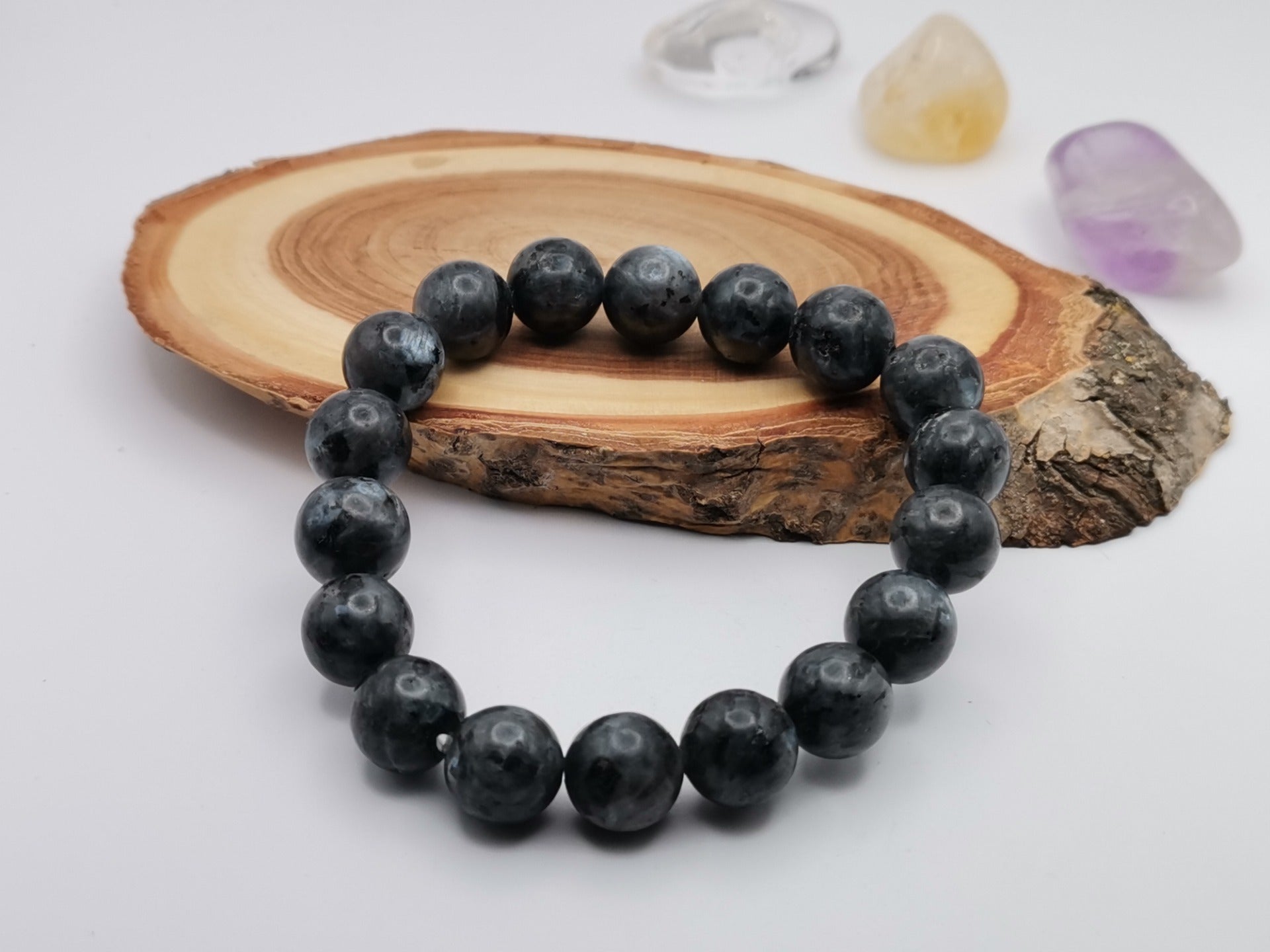 Larvikite Bracelet Ø 10 mm