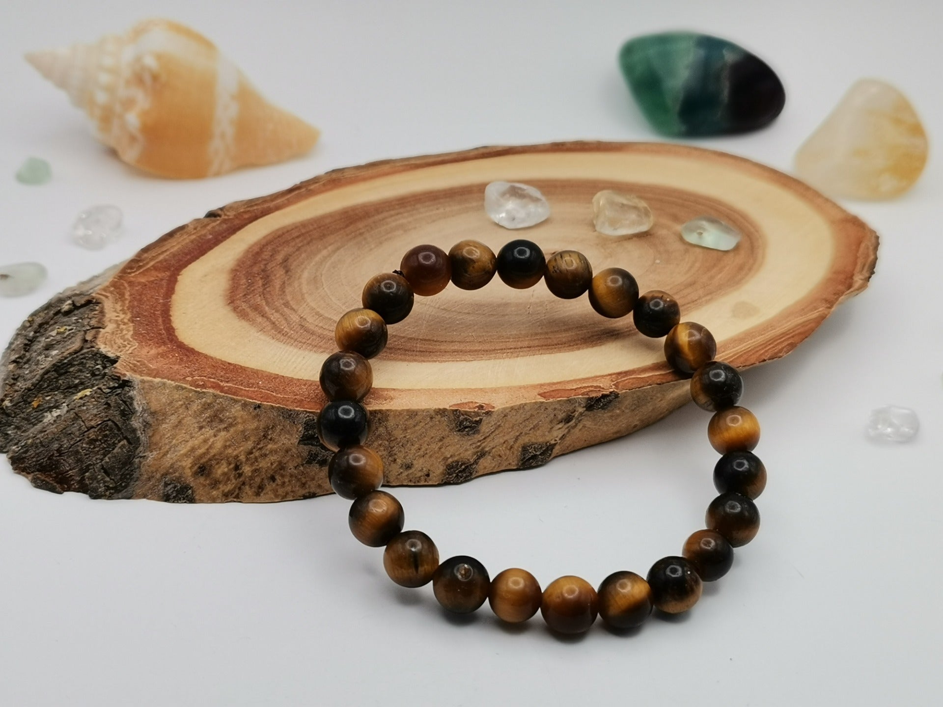 Tygří oko Ø 6mm Dětský Náramek