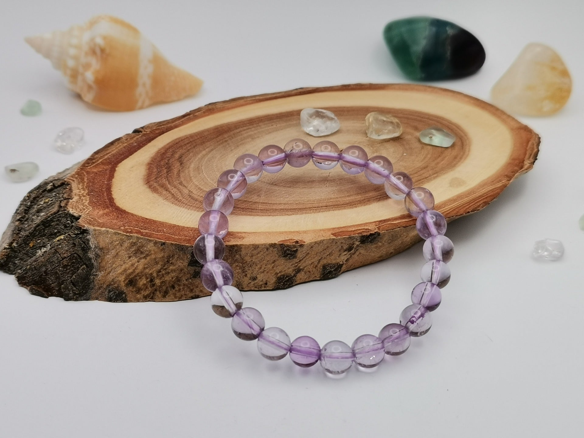 Dětský náramek s ametystem Ø 6 mm