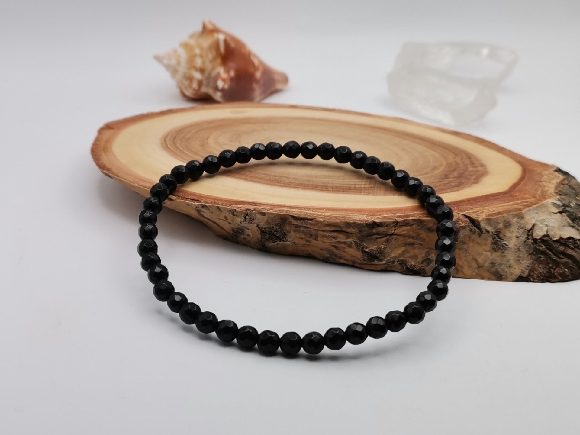 Onyx Faceted Ø 4mm Bracelet