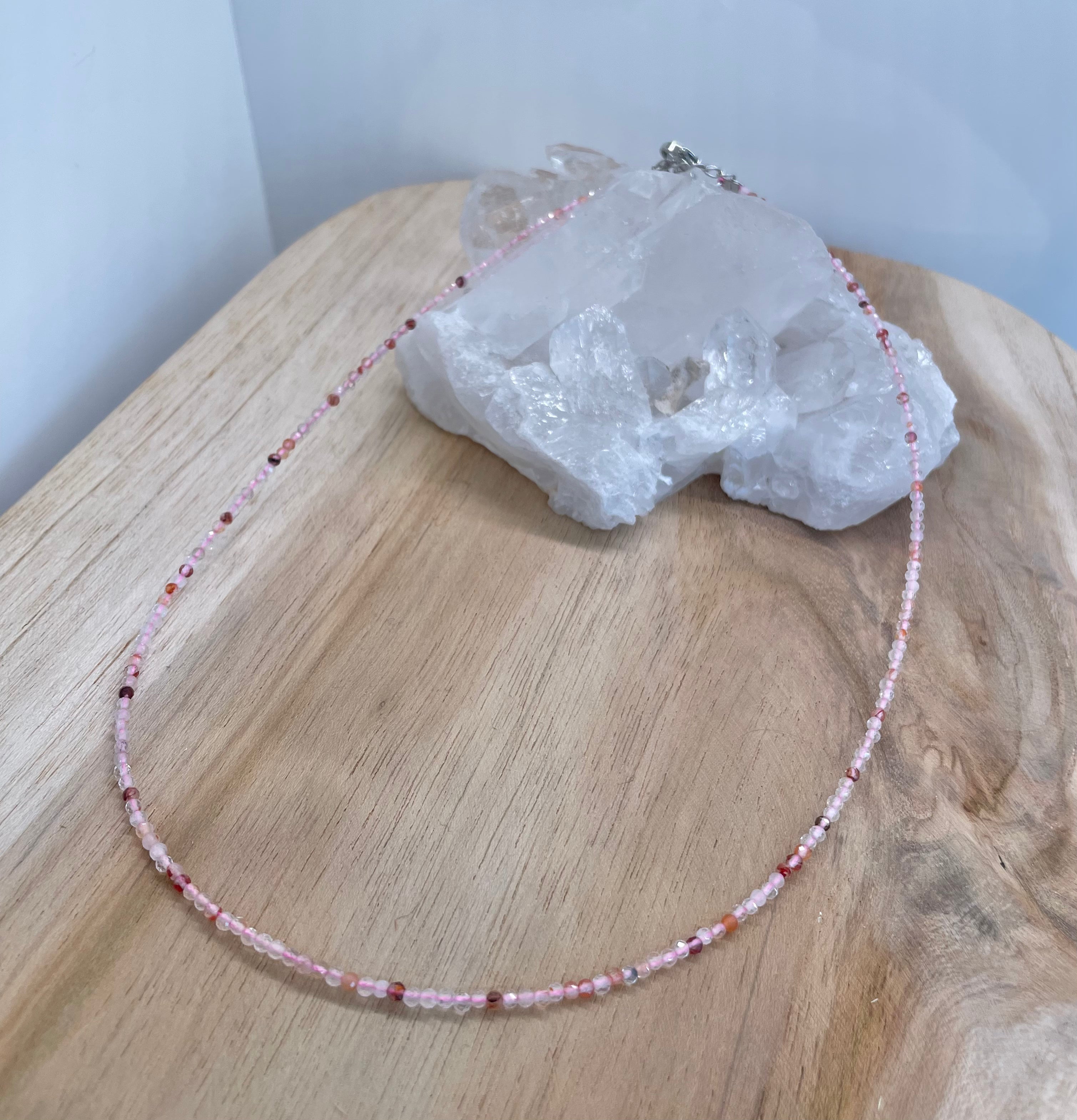 Hilulite 2mm Faceted Necklace