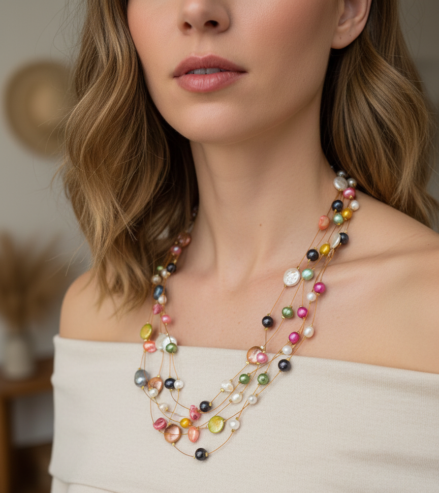 Pearl Mix Layered Necklace