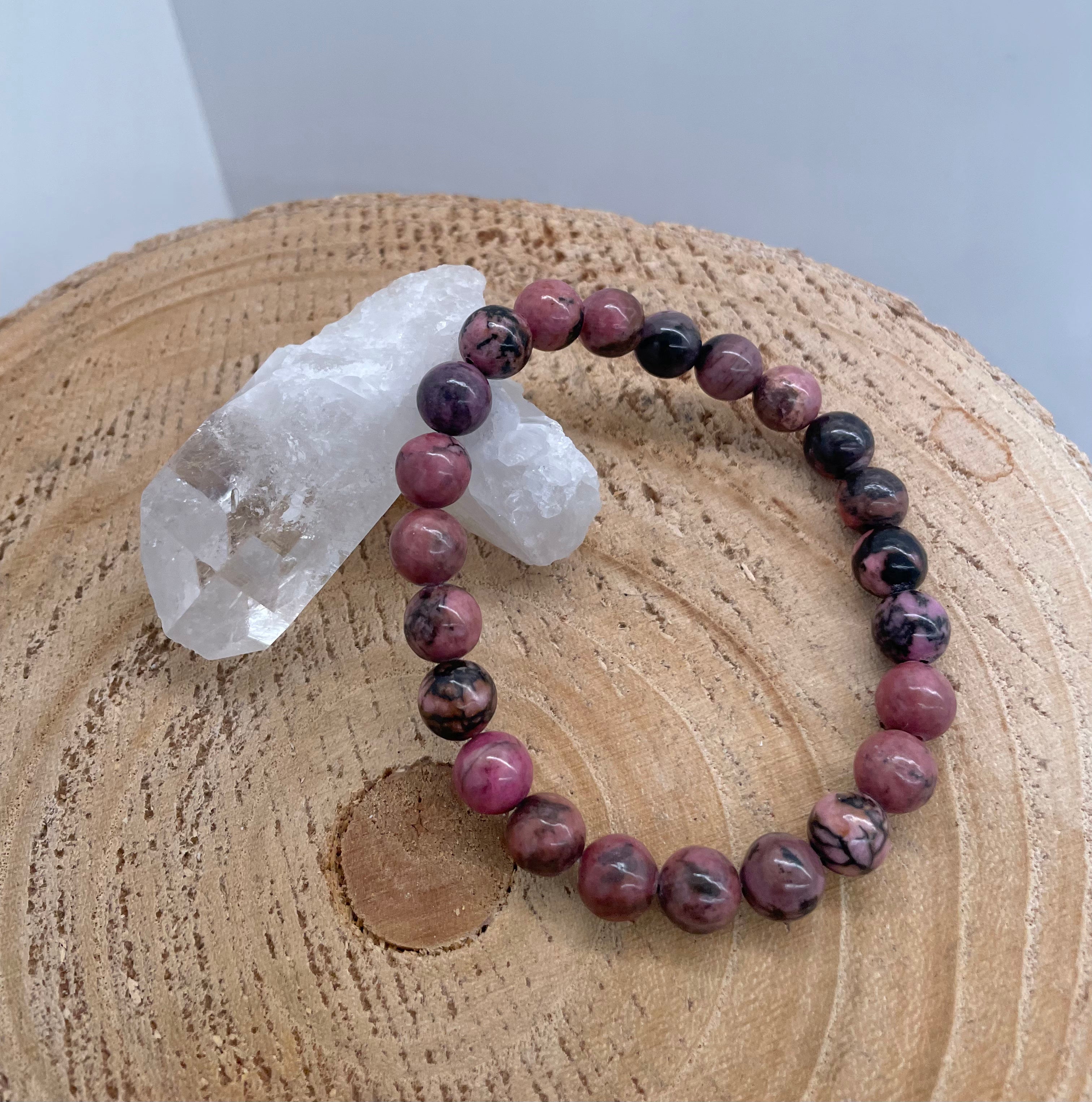 Rhodonite 8mm Bracelet