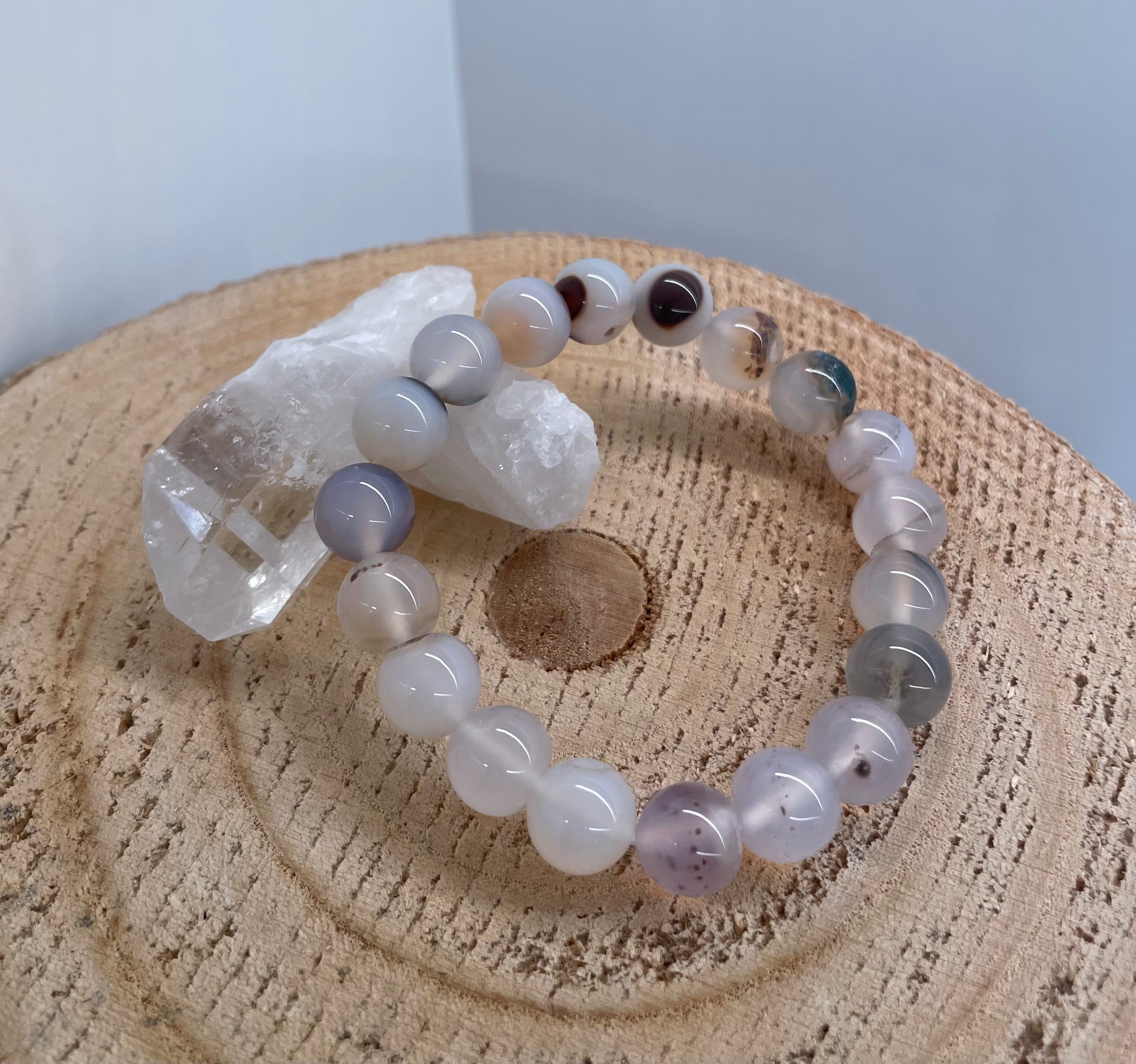 Agate 10mm Bracelet
