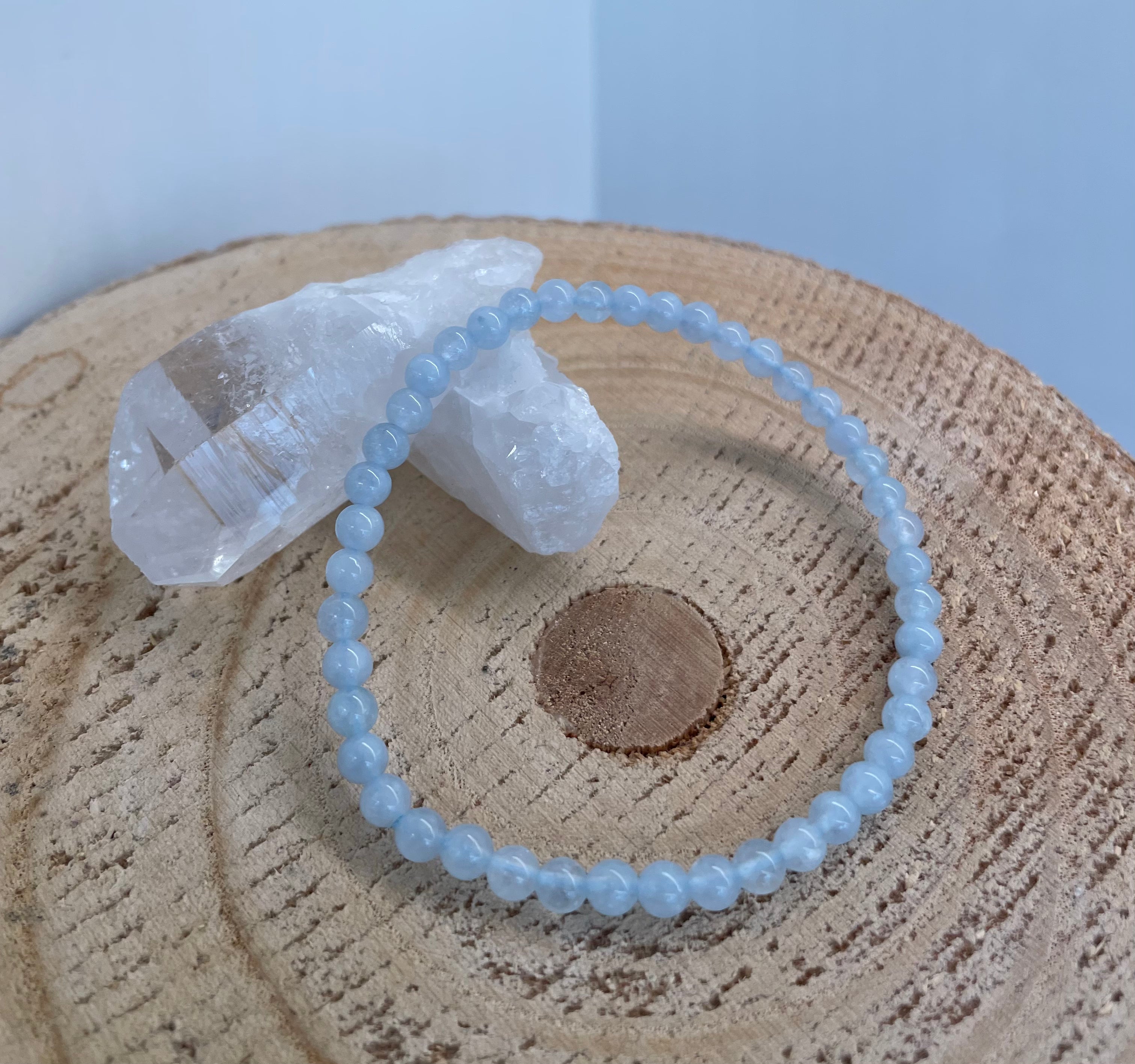 Aquamarine 4-5mm Bracelet