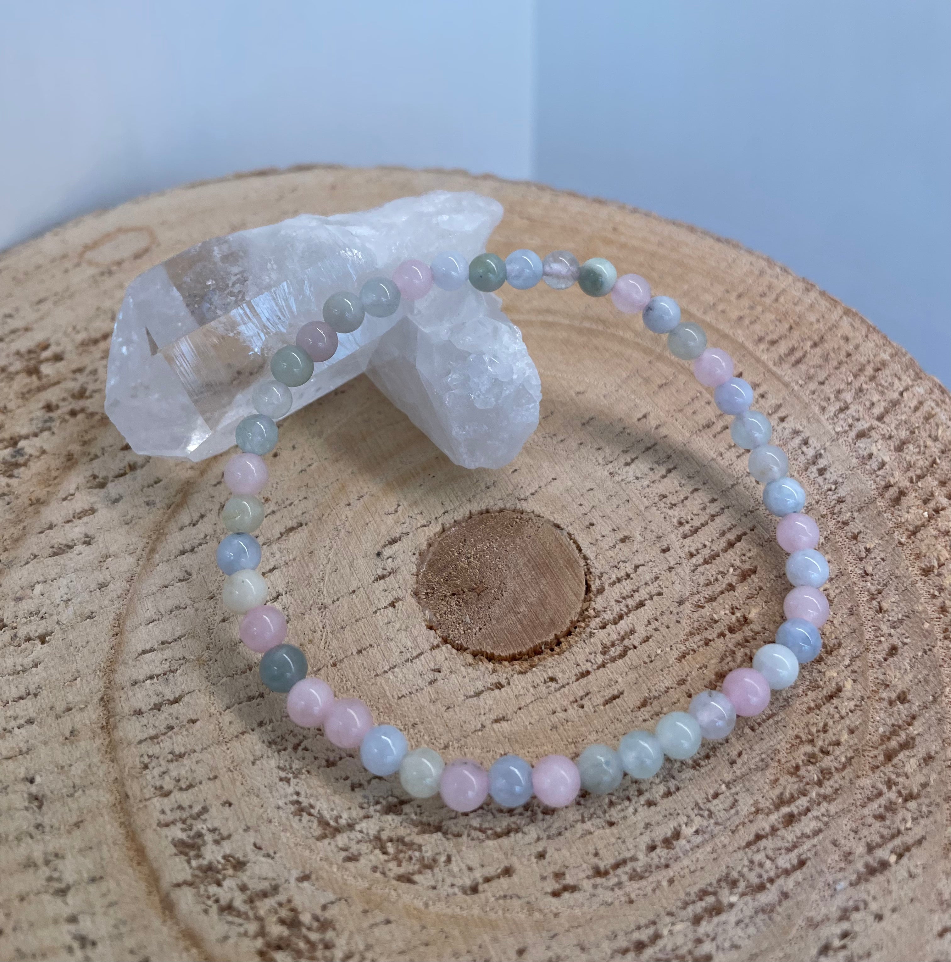 Morganite 4mm Bracelet