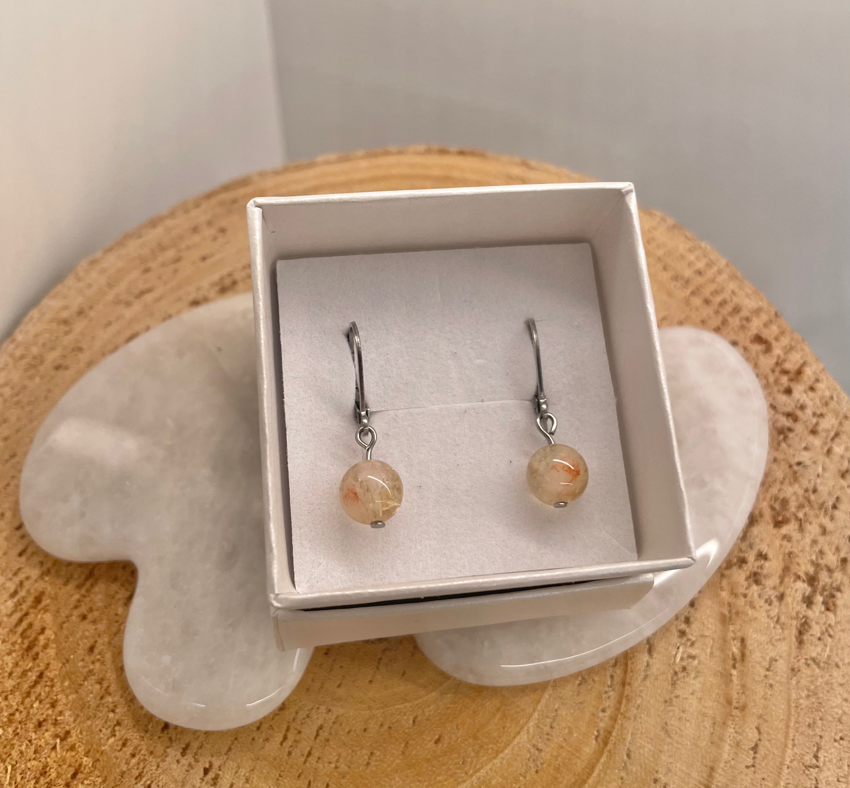 Citrine 7mm Earrings