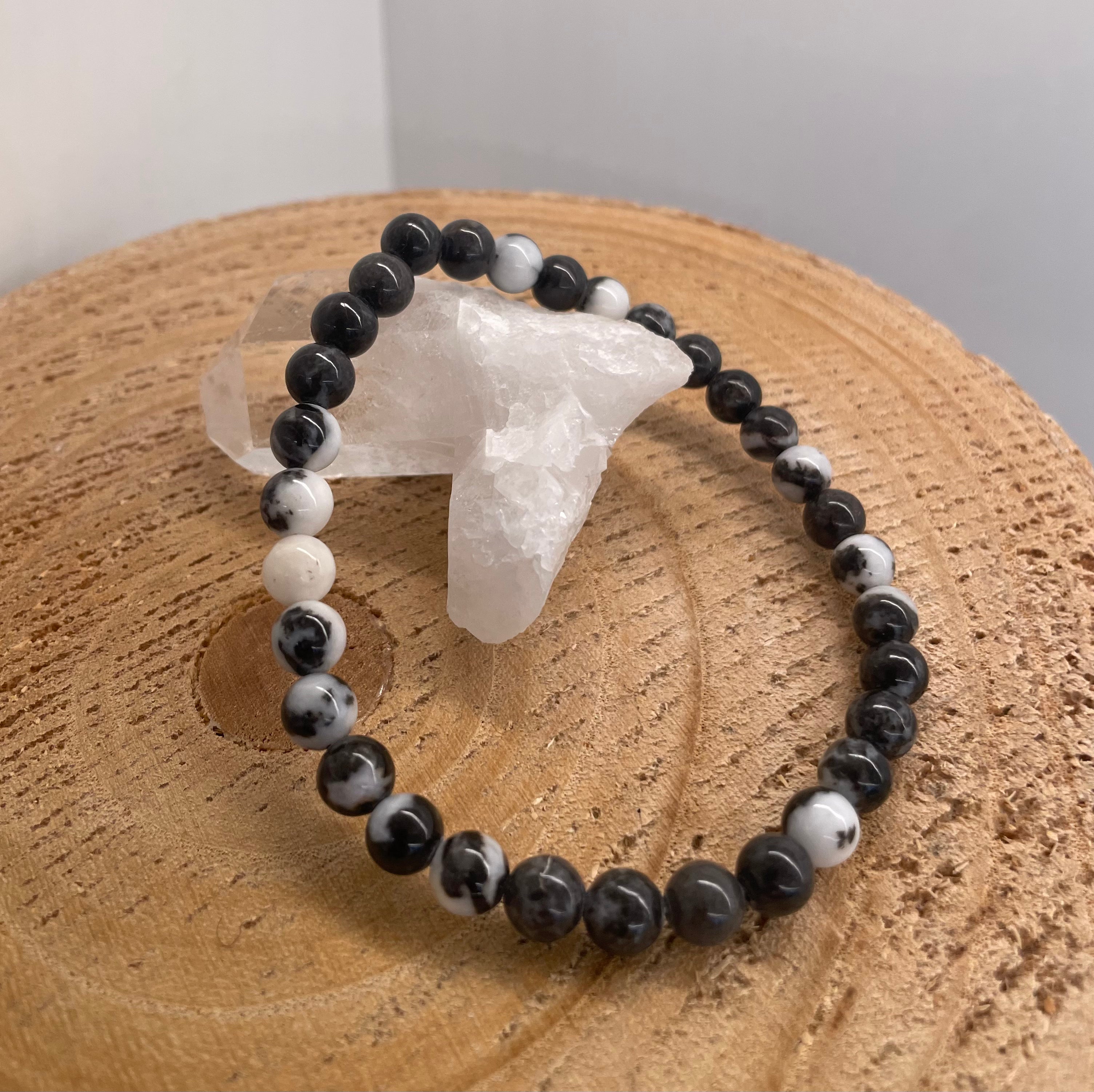 Jasper Zebra 6mm - Men's Bracelet