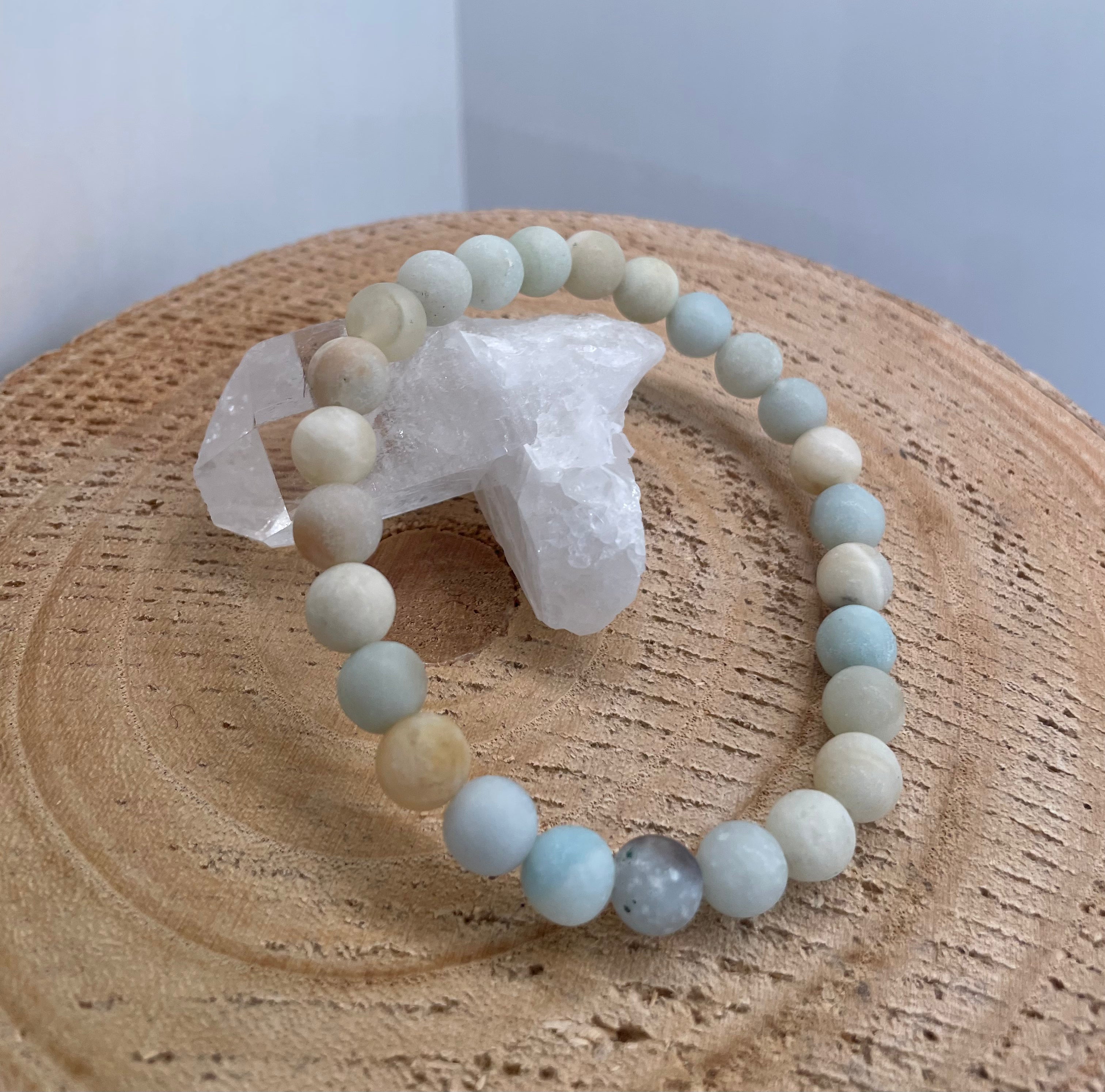 Amazonite Matte 8mm - Men's Bracelet