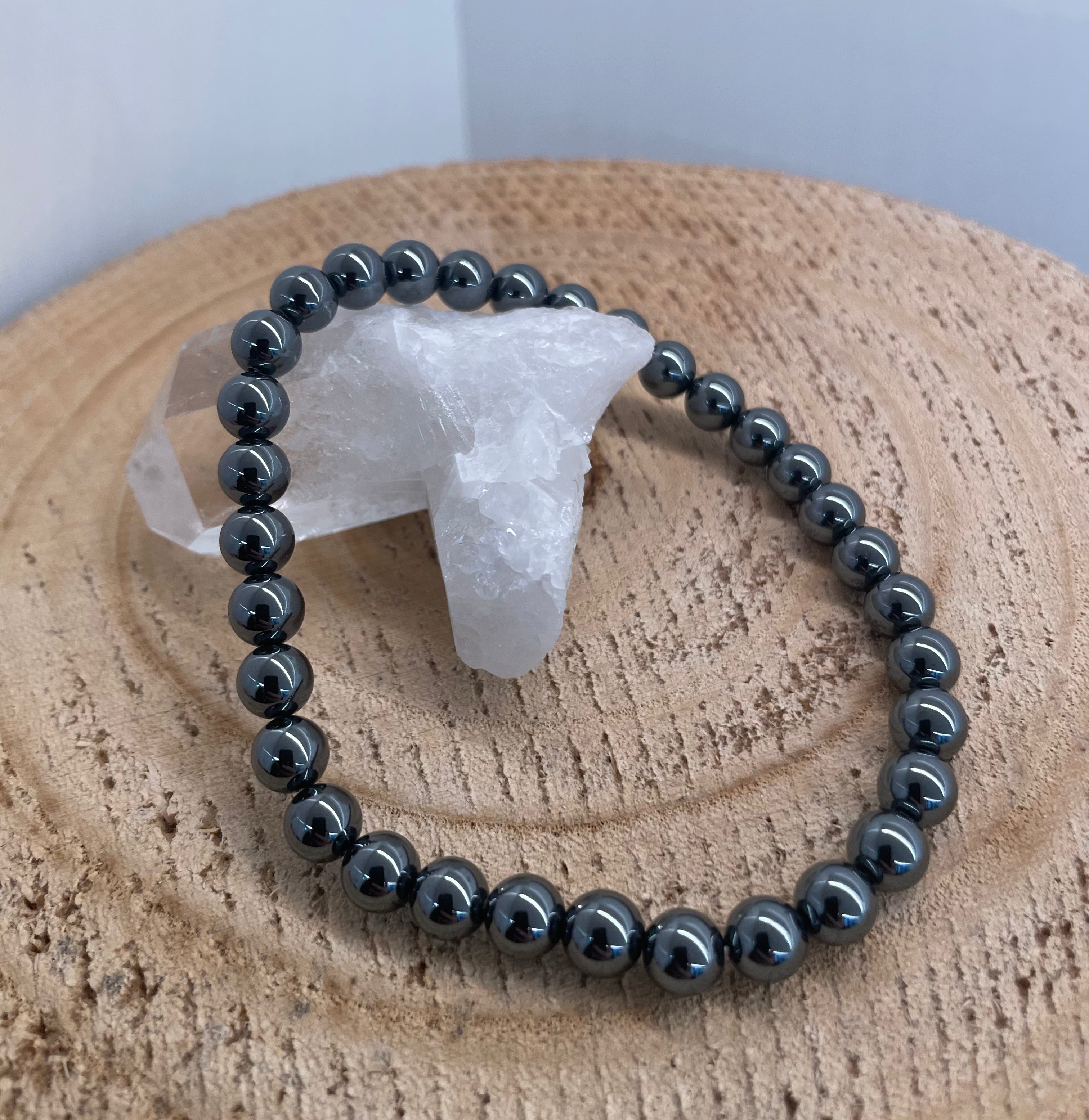 Men’s Hematite Ø 6 mm Bracelet